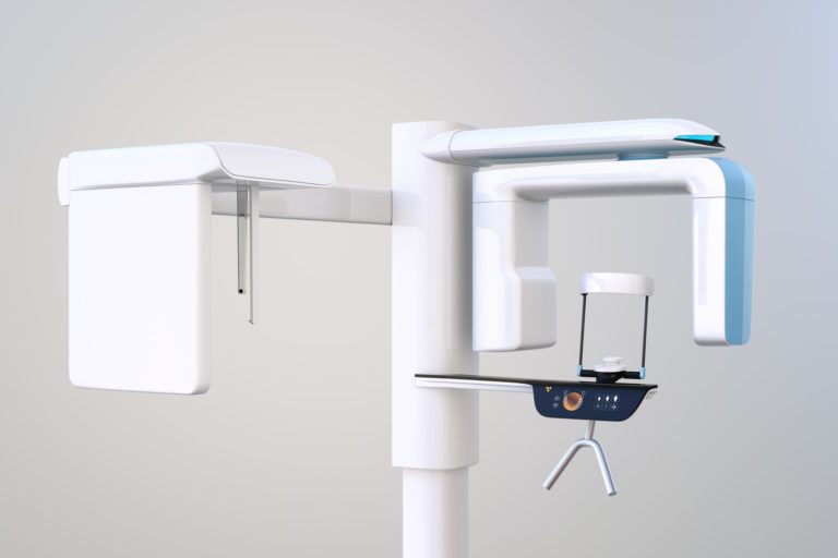 white ConeBeam dental X-ray machine